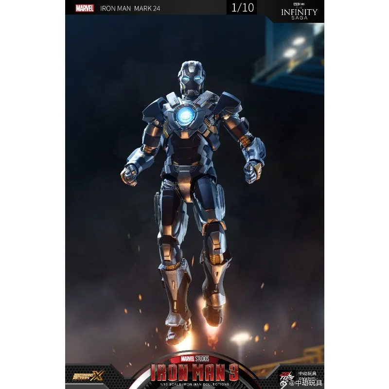 

Original MARVEL INFINITY SAGA Iron Man 3 Iron Man MK24 Anime Figure Toys Model Ornaments