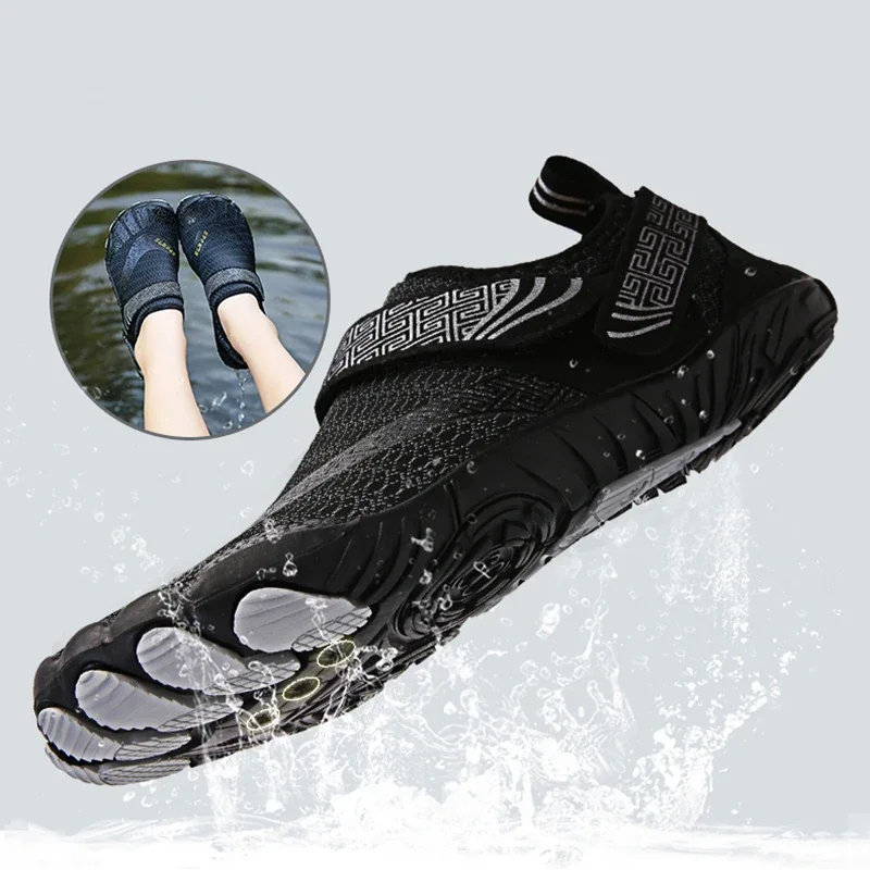 Summer Elastic Quick Dry Aqua Swimming Wate Shoes Unisex Beach Barefoot Slippers Men Women Wading Shoes Children Barefoot Shoes