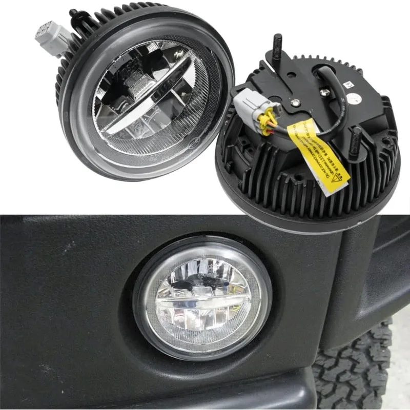 NJSBYL H2 LED Gruppo luci di marcia diurna per 2003 2004 2005 2006 2007 2008 2009 Hummer H2 Fendinebbia 12v/10w LED bianco