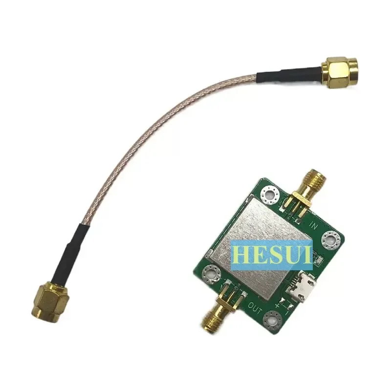 50M-6GHz low noise RF amplifier gain 20dB with USB power supply