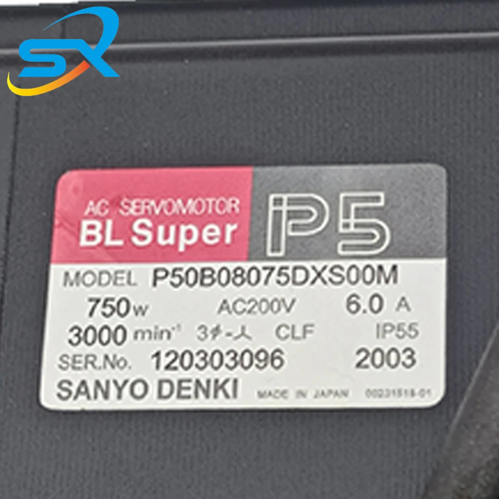 PRUEBA 100% OK Servomotor de CA Sanyo P50B08075DXS00M 750w bienvenido a pedido