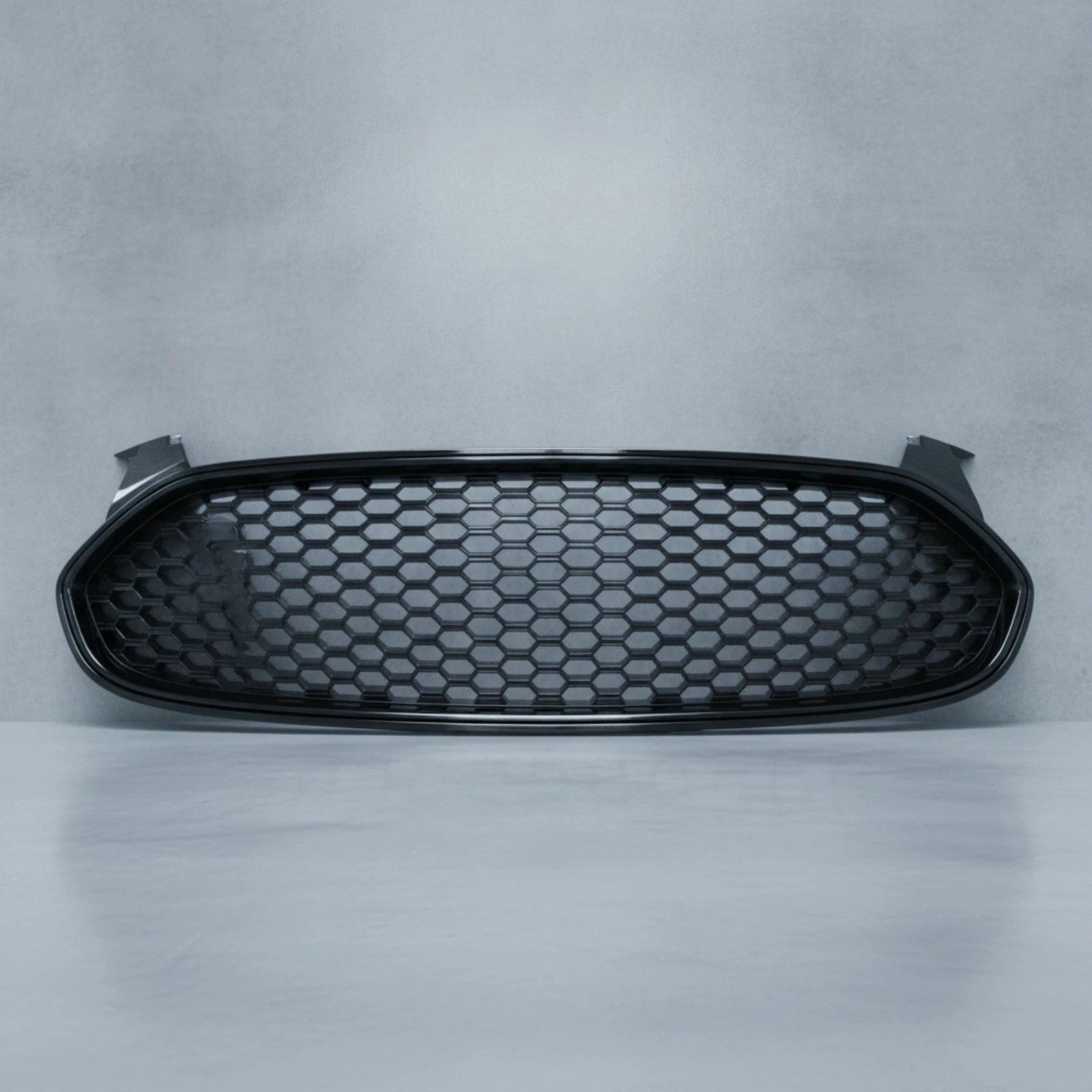 Front Bumper Center Grille Glossy Black Fore and Middle Grille Car Part Replacement Compatible