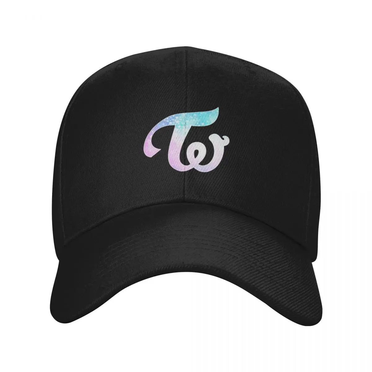 Twice Logo (Pastel Galaxy) Baseball Cap black Sunscreen Golf Hat Man Boy Women's