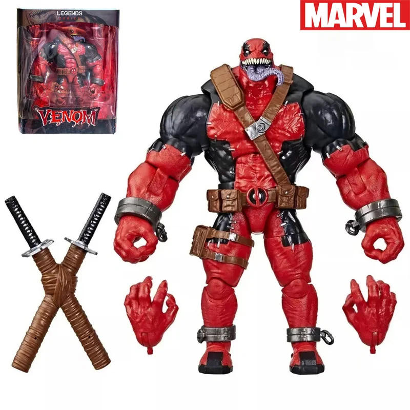 마블 오리지널 레전드 Venompool 디럭스 독점 액션 피규어, 크리스마스 크리스마스 모델, 소장용 장난감, 생일 선물 인형, 8 인치