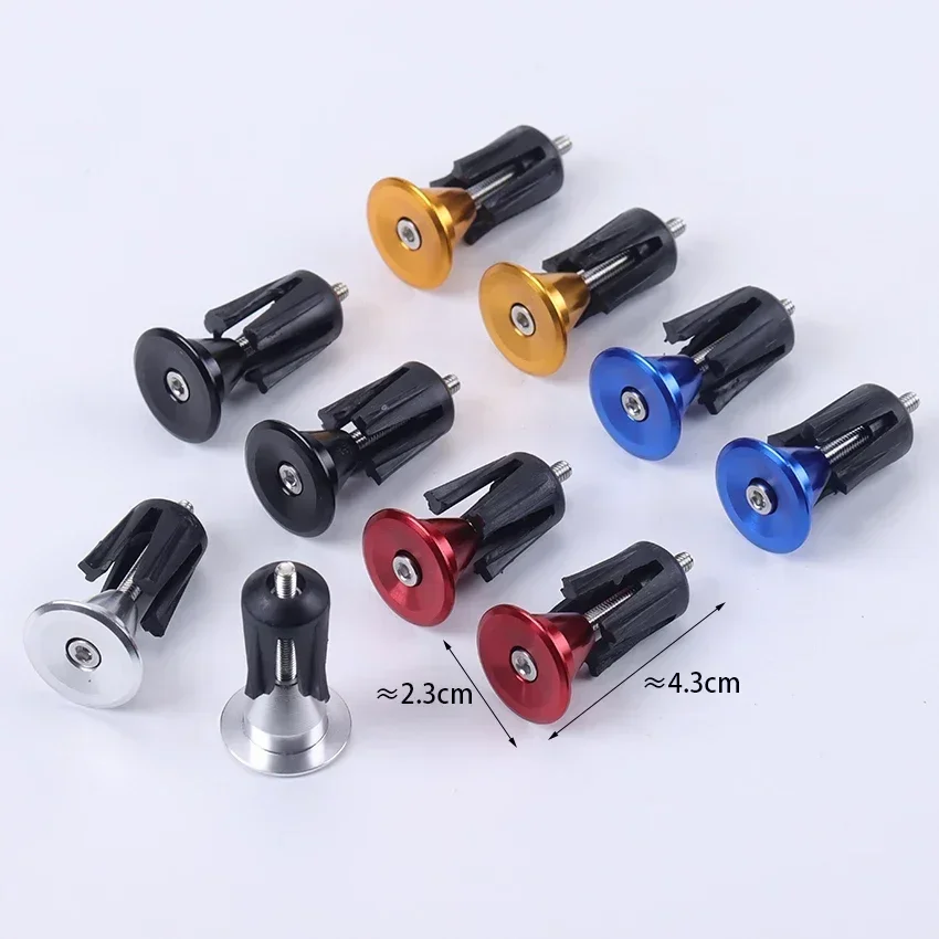 

1 Pair MTB Bike Handle Bar End Cap Aluminium Alloy Multicolor Mountain Road Bicycle Handlebar End Plugs Cycling Accessories