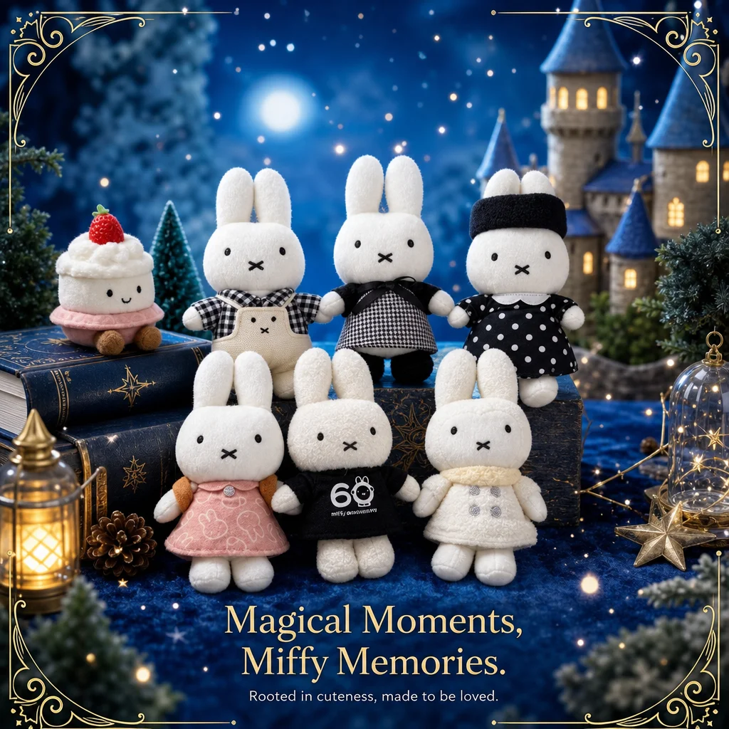Korean Style Lucky Rabbit Plush Stuffed Animal Mini Miffy Bunny Bag Charm Pendant Cute Girl Doll Keychain Gift For Women