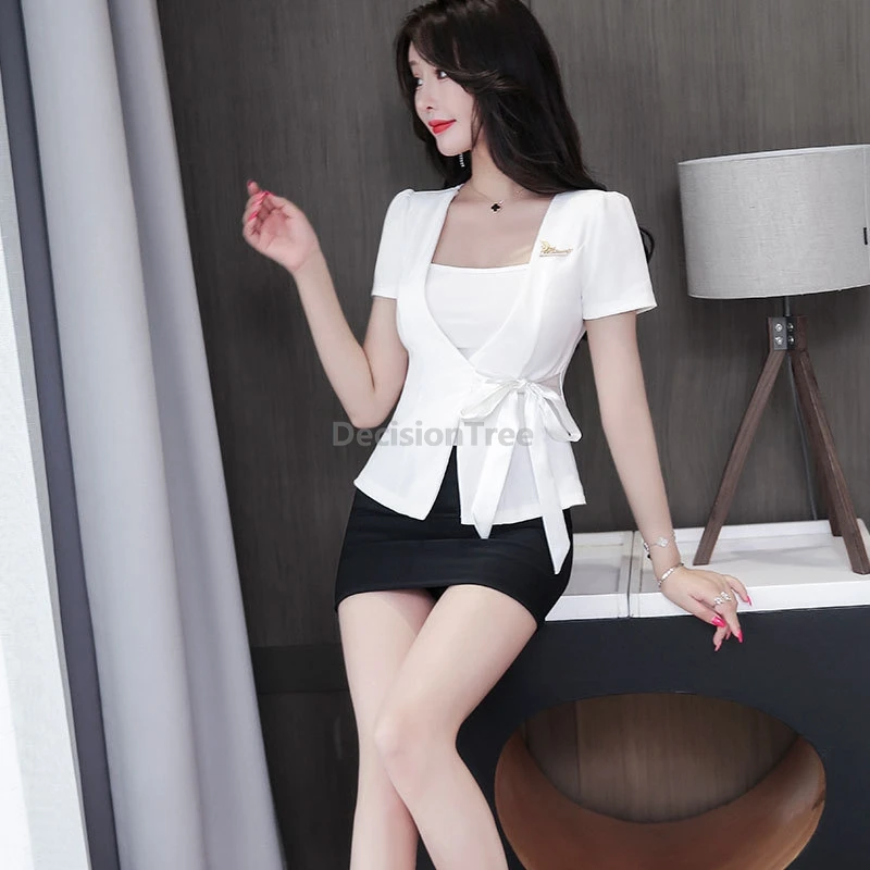 Uniforme de spa patchwork tendance, ensemble jupe, thérapie des pieds et bain, uniforme de travail, vêtements quotidiens pour salon de beauté haut de gamme, 2025