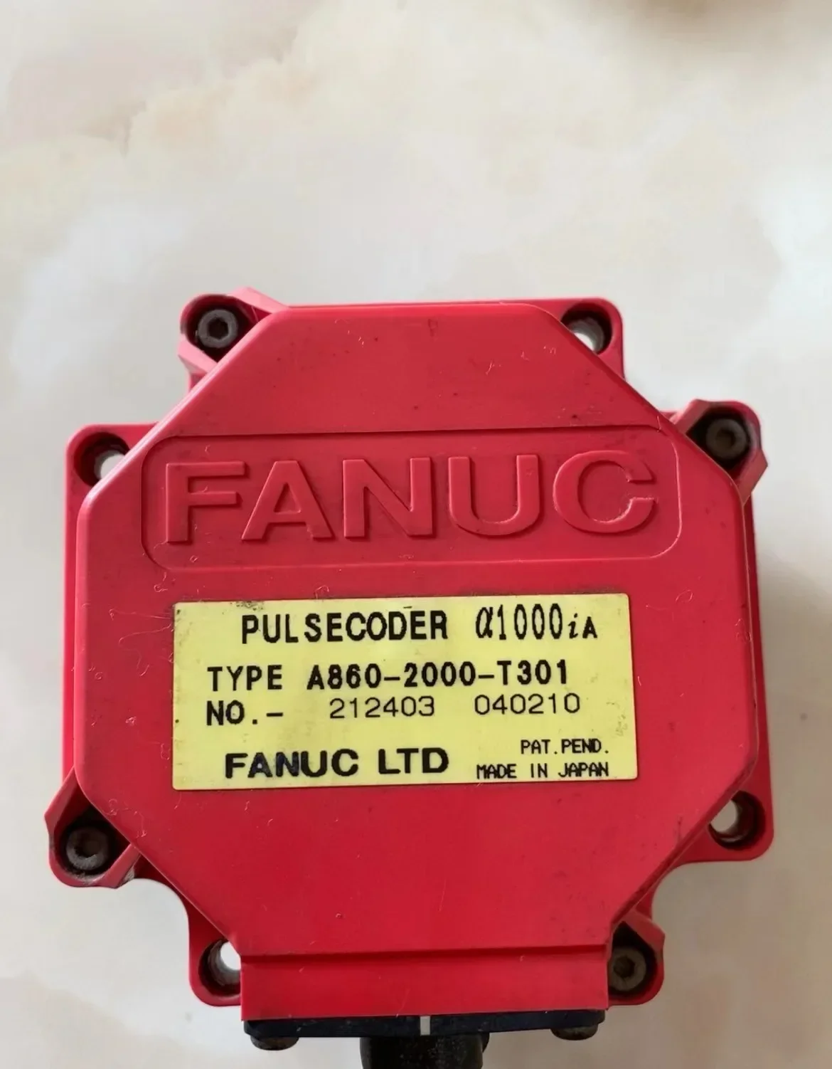 A860-2000-T301 second-hand tested ok  encoder for servo motor in good Condition
