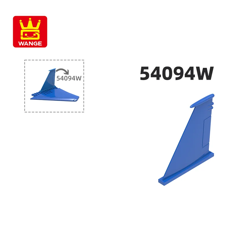 

Wange 54094 Вт 100 г/12 шт. боковой спойлер, стабилизатор крыла, блок Moc, совместимый с кирпичом, детская игрушка «сделай сам», сборная деталь