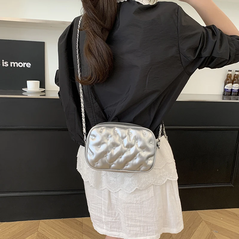 

Женская кожаная роскошная классическая дизайнерская модная сумка через плечо Элегантная сумка через плечо для повседневной современной одежды