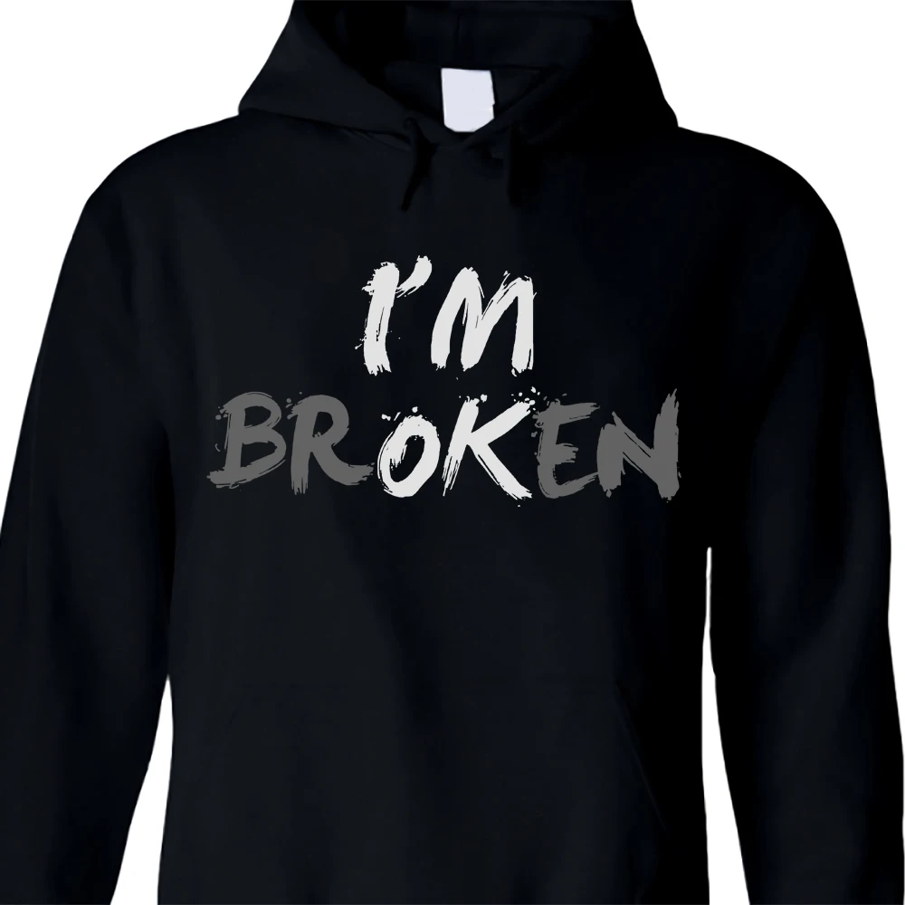 I\'m Ok I Broken Invisible Illness 유니섹스 풀오버, 후드 스웻셔츠