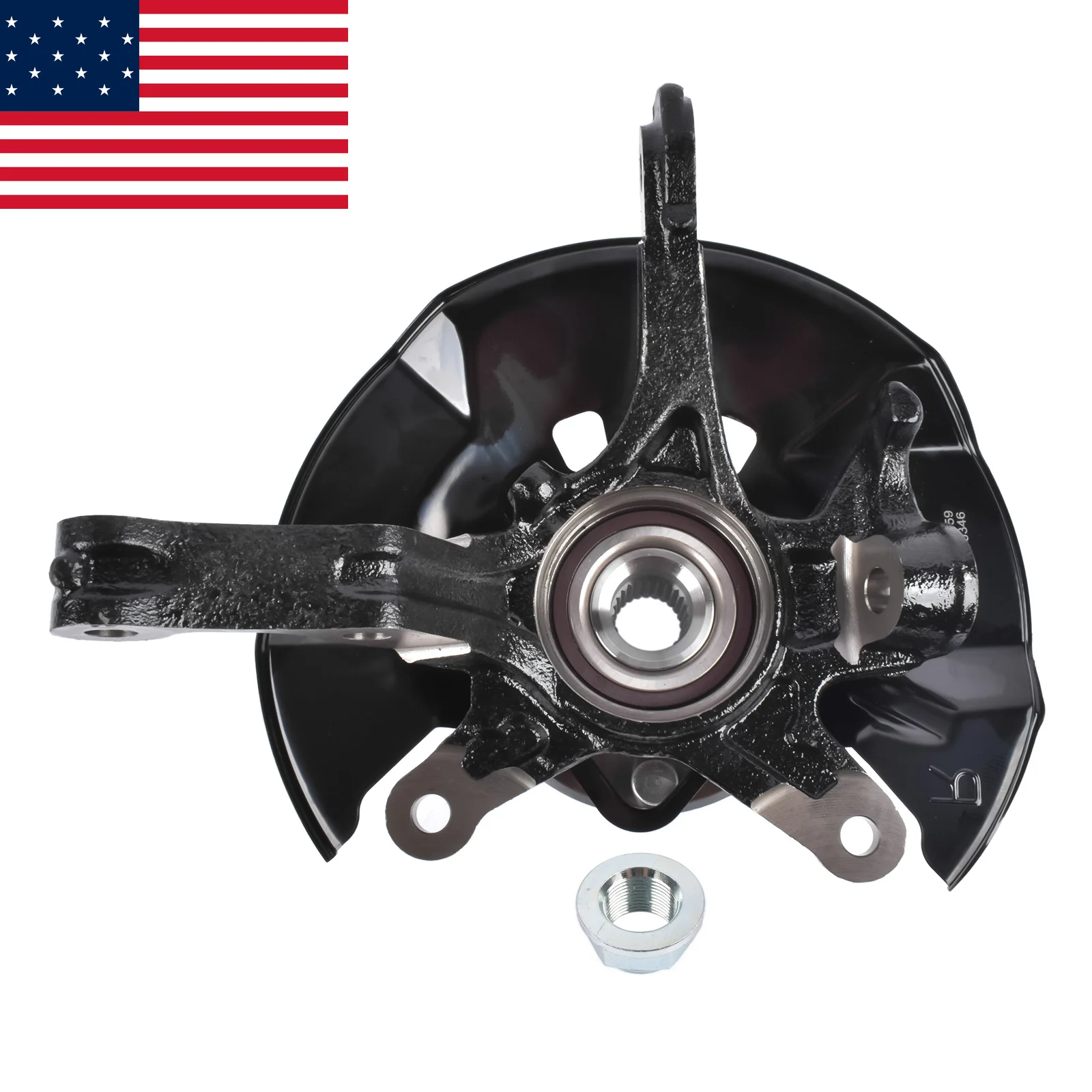 AP03 51211-TR3-Y00 LK098 Front Right Passenge Steering Knuckle & Wheel Bearing Hub Assembly for Honda Civic L4 1.5L 1.8L 2012