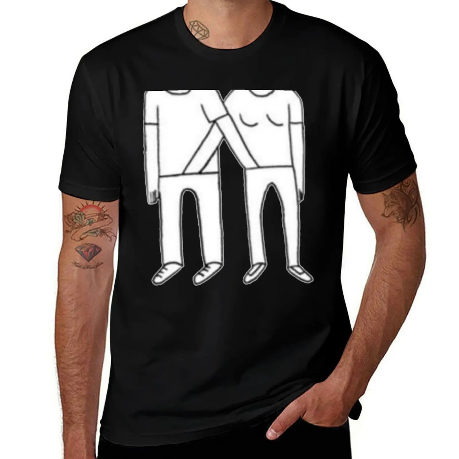 catb the balcony T-Shirt No Iron Casual Short Sleeve Top T-Shirt