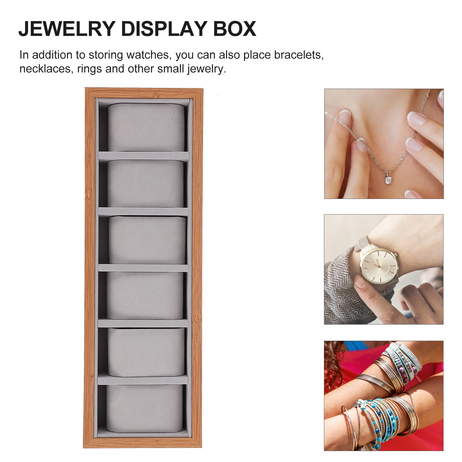 

Wooden Watch Display Plate s Jewelry Tray Holder ganizer Dust Scratch Elegant Design Personal Corporate Use