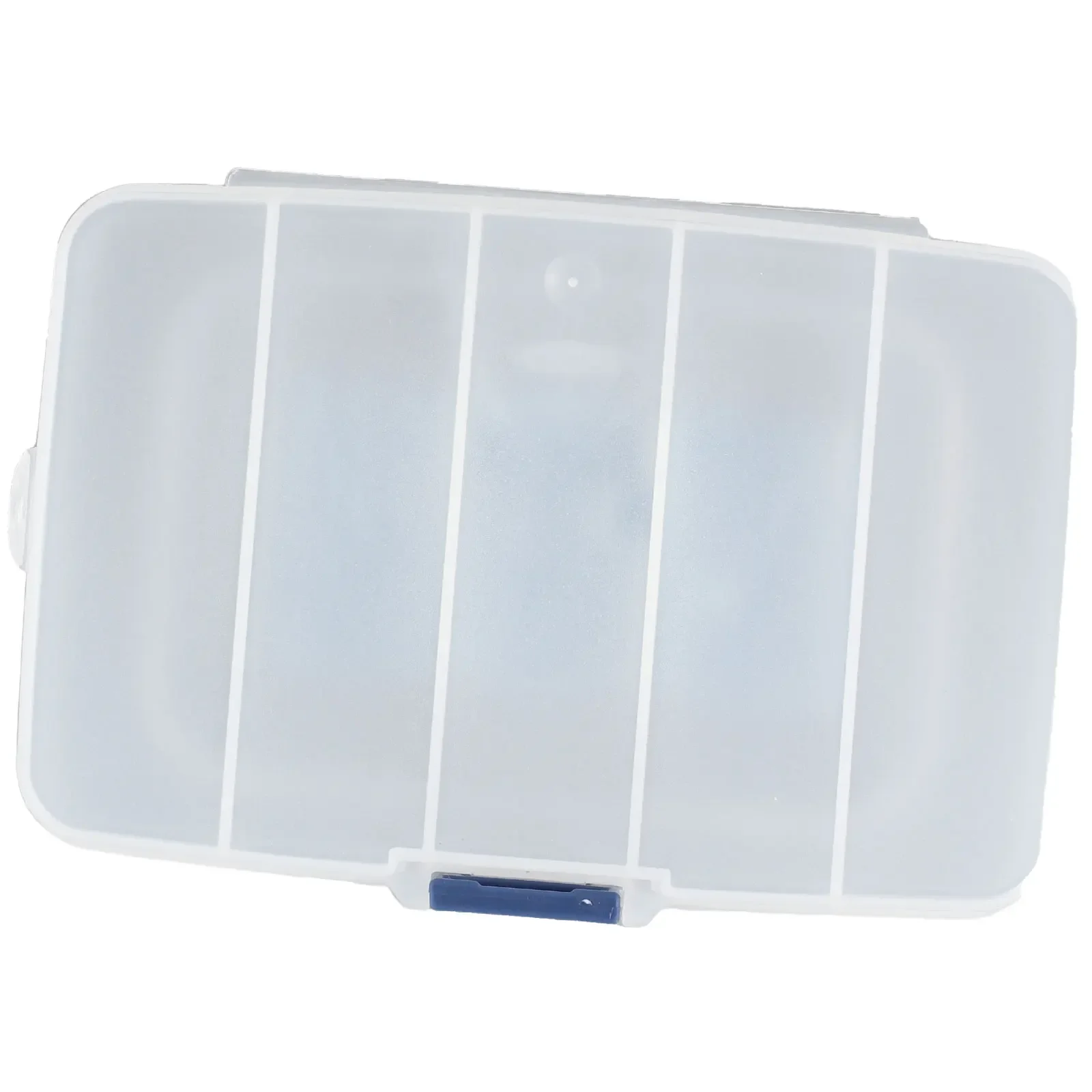 1pcs Plastic Tool Screws IC Storage Box Craft Organizer Small Part Container Case 5-Grid Transparent Tool Box 14.3x9x3.5cm