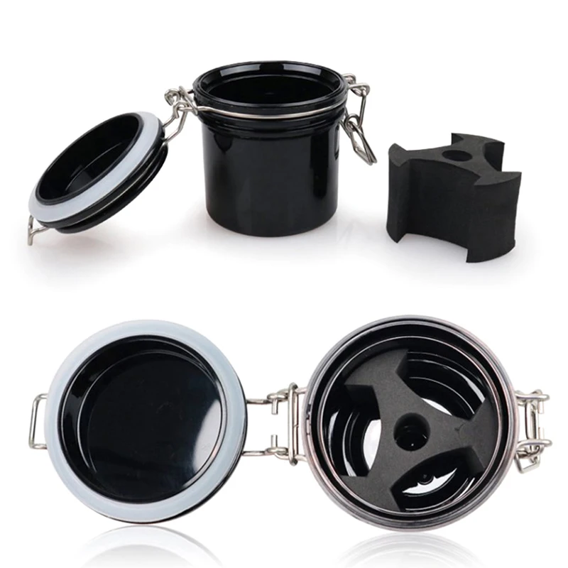 Tanque de armazenamento de cola para cílios, suporte adesivo individual, extensão de cílios, recipiente de armazenamento selado ativado, ferramentas de maquiagem