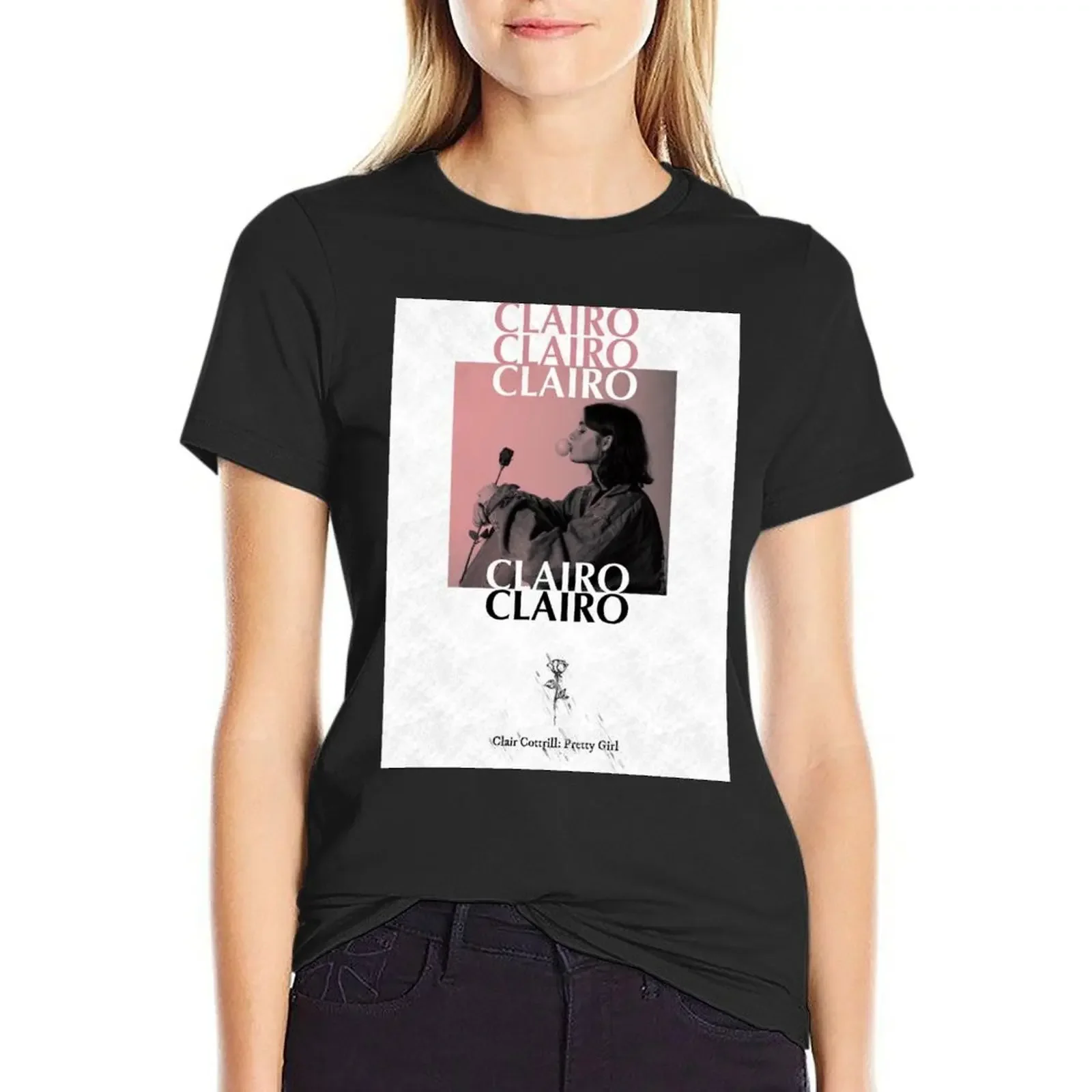

Clairo: Pretty Girl T-Shirt summer top summer clothes oversized T-shirt Women