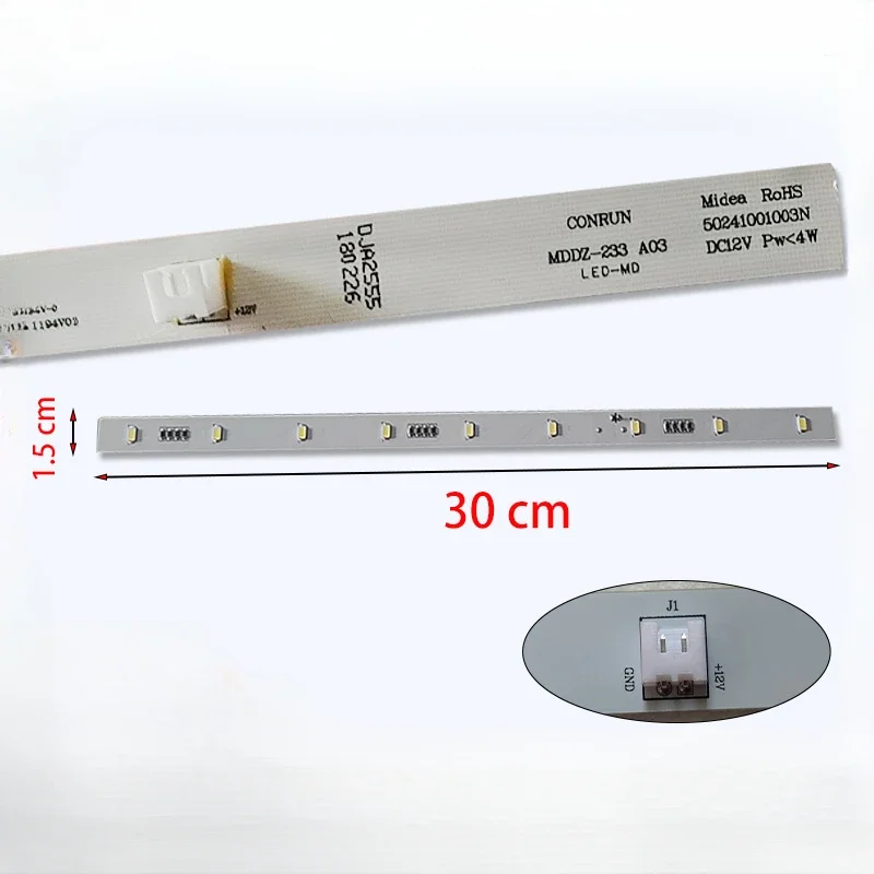 50241001003N DC12V LED 55  for Midea Refrigerator Freezer Light Strip Accessories BCD-505WGPM