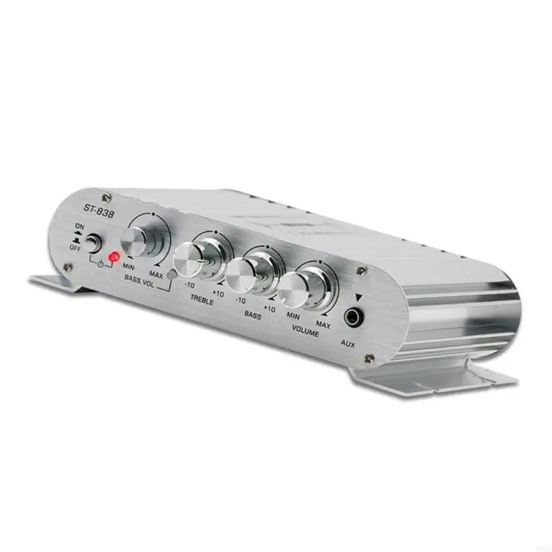 

ST838 Car Home Mini Amplifier Bluetooth-compatible 5.0 HIFI Bass Treble Control 193A