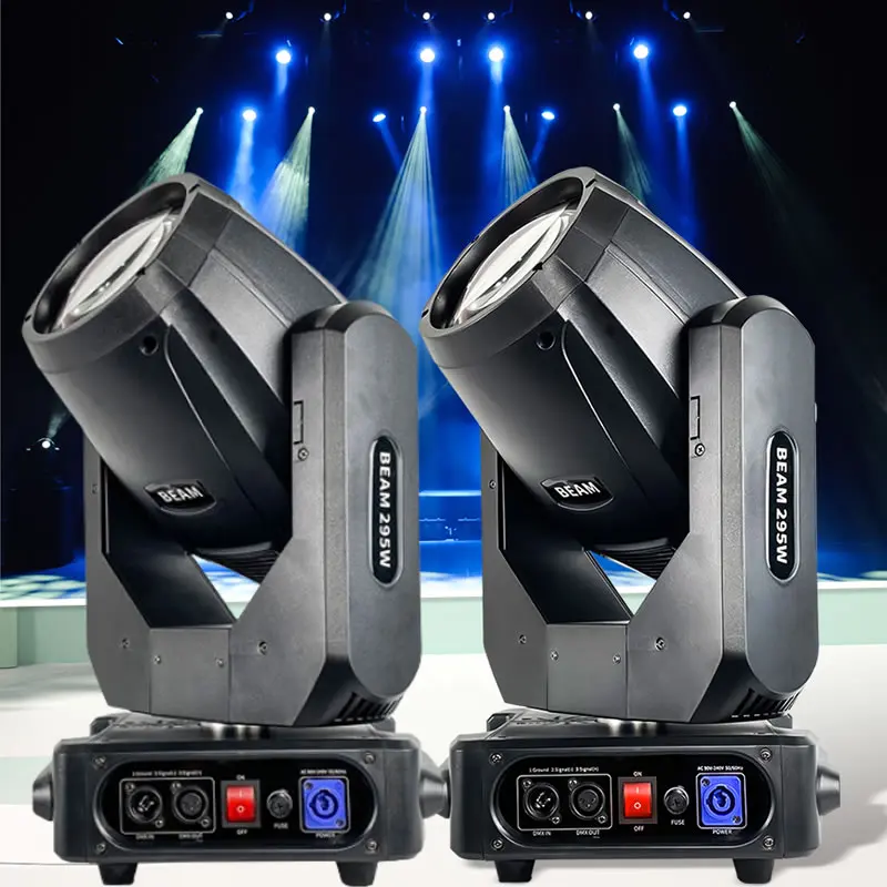 led stage beam light 295w spotlight dmx512 control movendo se shaking lamp stage effect dj disco festa bar concerto casamento music club 01