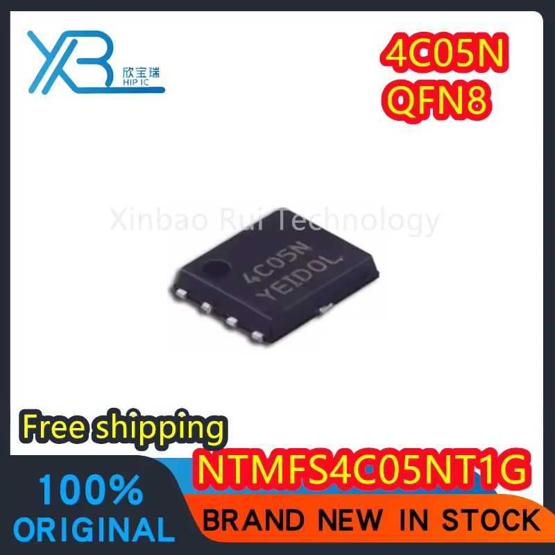

(10/50pieces) NTMFS4C05NT1G NTMFS4C05 QFN8 Parts mark 4C05N N-channel 30V MOS field effect transistor brand new Free shipping