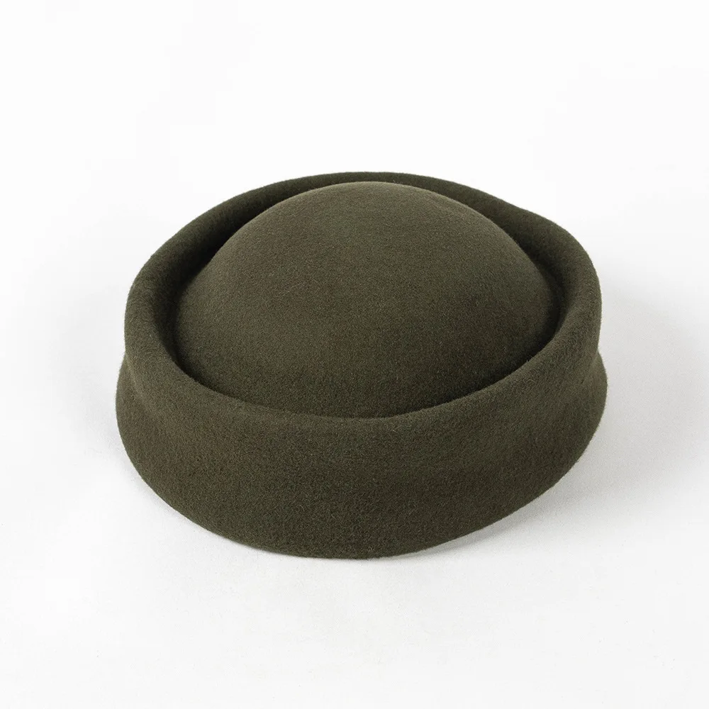 

Шерстяной фетровый шляпный шляпник (шляпник-пилбокс)