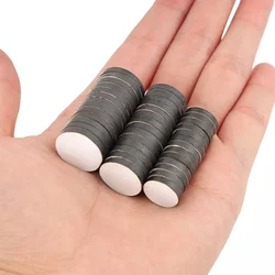 /05/2019 magnétiques auto-adhésifs ronds en caoutchouc flexible, petits aimants collants, artisanat, loisirs, réfrigérateur, 15x2mm, 25x2mm, 30x1mm, 10 pièces