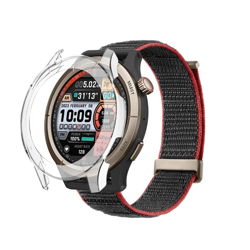 Smartwatch custodia antigraffio custodia antiurto impermeabile per PC custodia rigida per paraurti per Amazfit Cheetah Pro