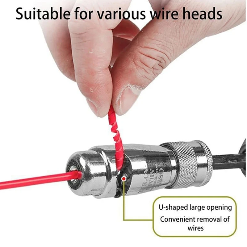 Outil de dénudage et de torsion de fil, dénudeur de fil électrique comme montré, torsion d'écrou de fil portable