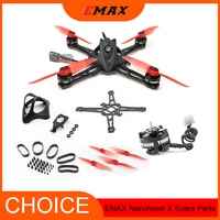 EMAX Nanohawk X Spare Parts – Canopy | TH12025 11000KV Motor | TH1609 3in Propeller | Carbon Bottom Frame & Hardware Kit
