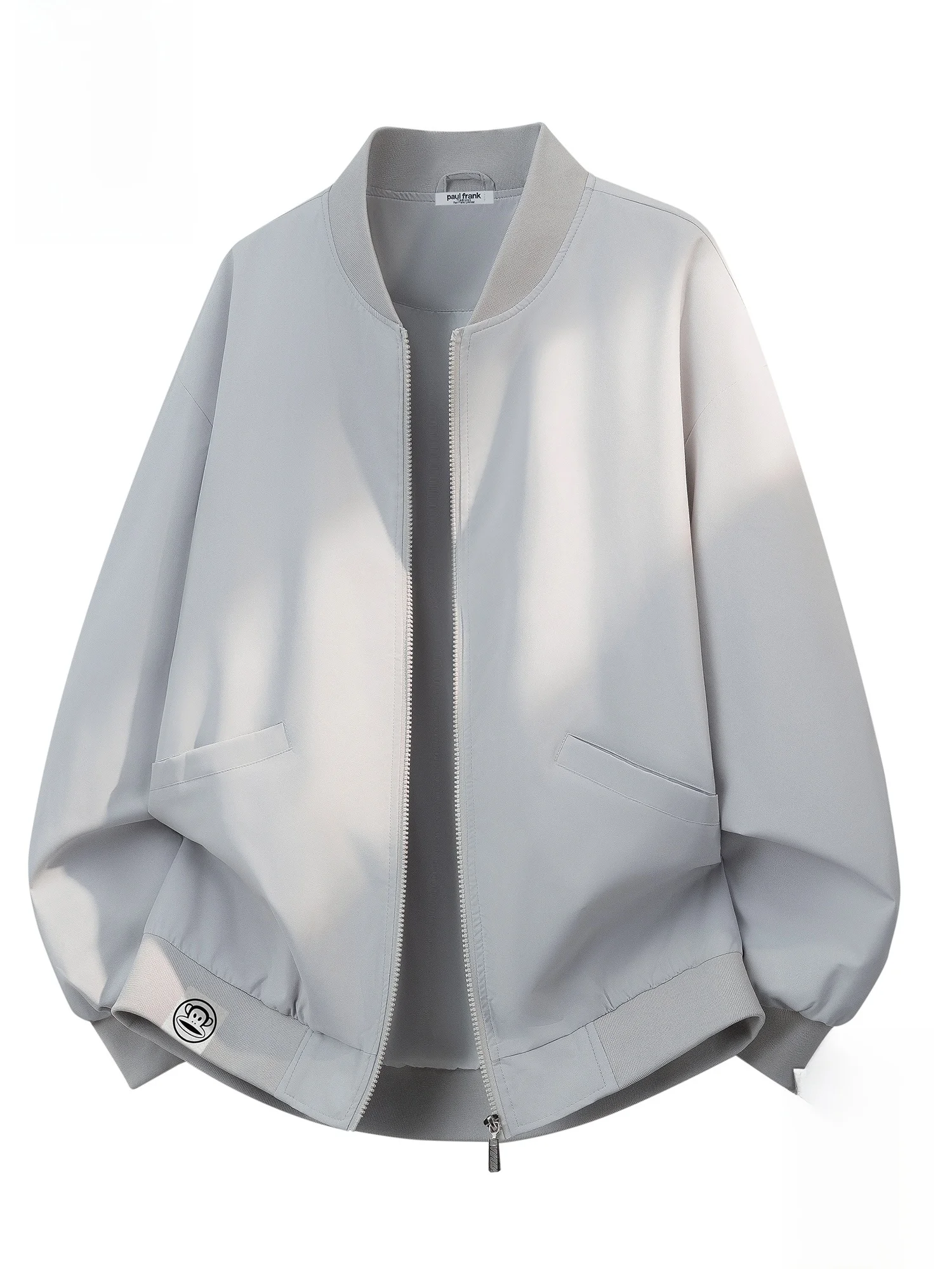 

PaulFrank American Sle Flight Jaet Men's Spring Trend Pure Color Loose Casual Baseball orm Outerwear Monkey Mouth