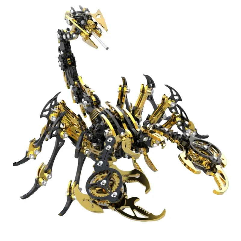 3D Puzzles Scorpions Metal Model Building Kit DIY Assembly Mechanical Jigsaw 3D Puzzles Toys For Adults Children Gift