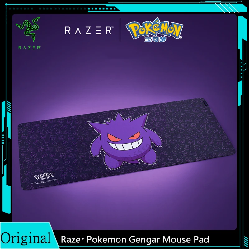 RAZER-ポケモンgengarゲーミングマウスパッド,goliathus v3,高密度ゴム