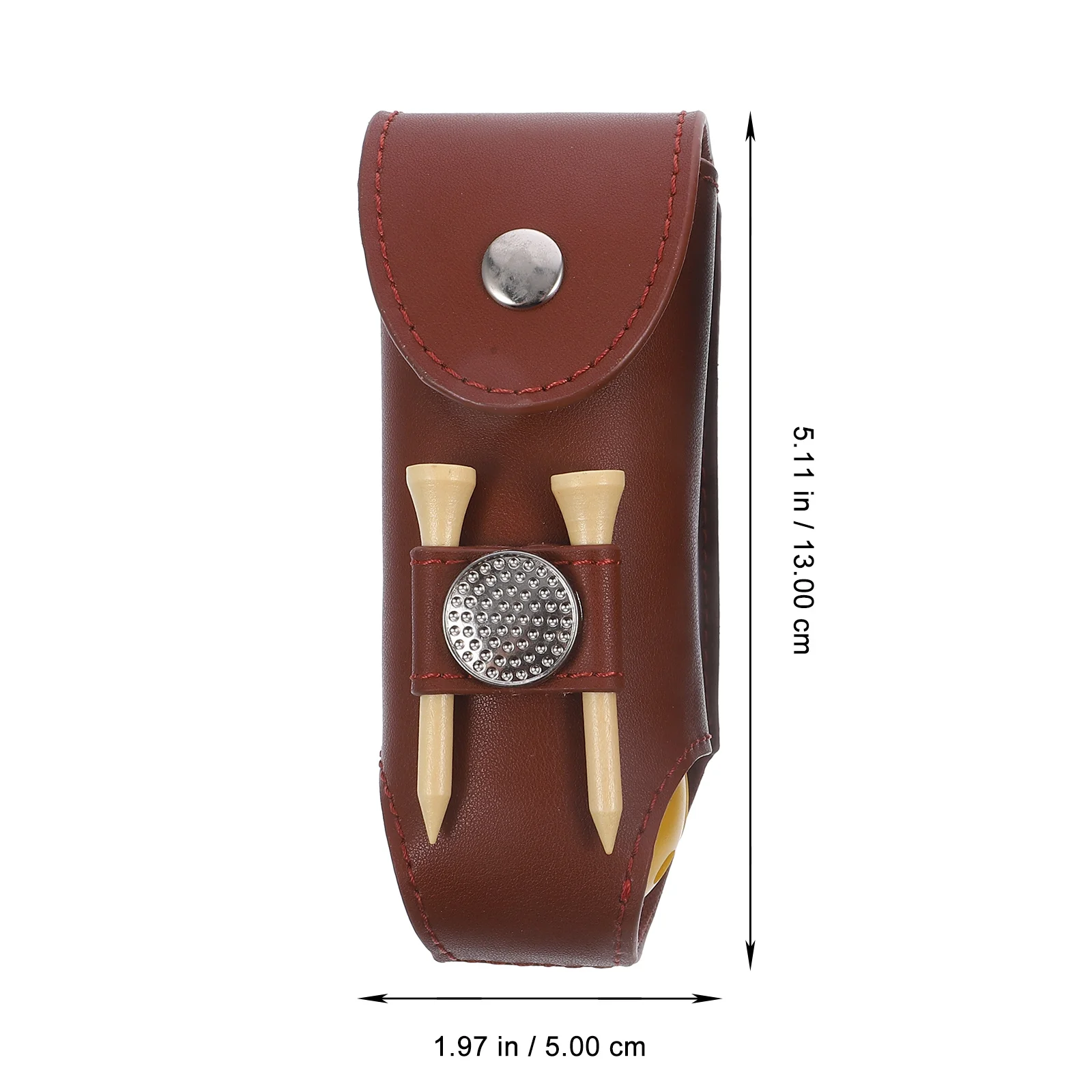 Wear-Resistant Reusable Professional Golf Ball Bag Portable Waist Storage Convenient Golf Tee Holder Professional Golfs Ball