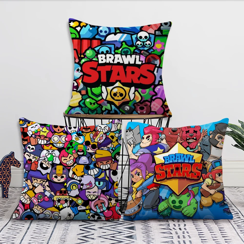 Game B-rawl Stars Decoration Room Home Sofa living Office Car Nordic Simplicity Pillow Cover