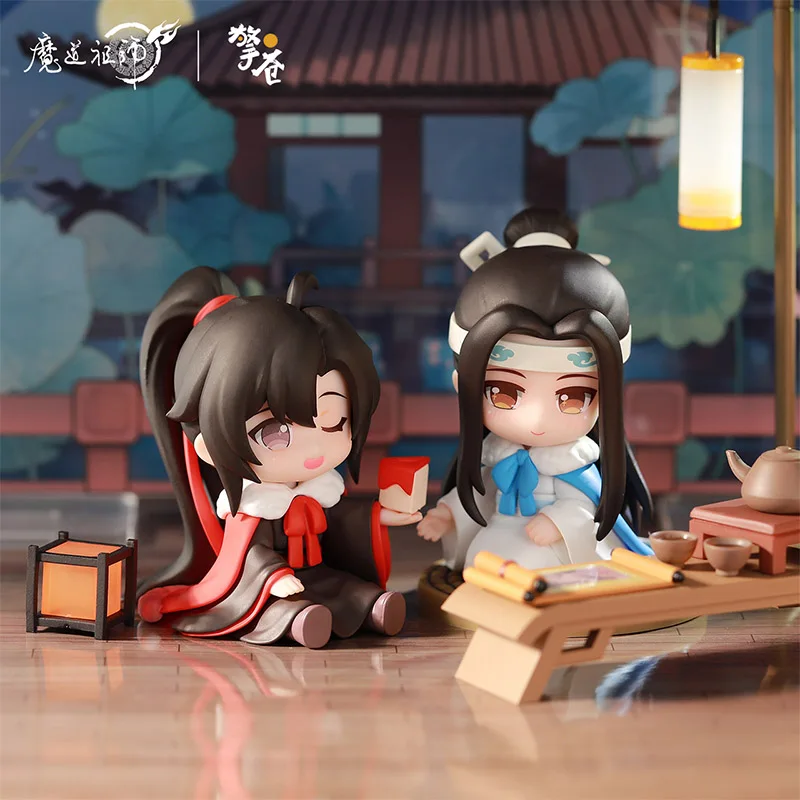 

Mo Dao Zu Shi Anime Figure Grandmaster Of Demonic Cultivation Lan Wangji Wei Wuxian Figures Q Version Model Collection Toy Gift