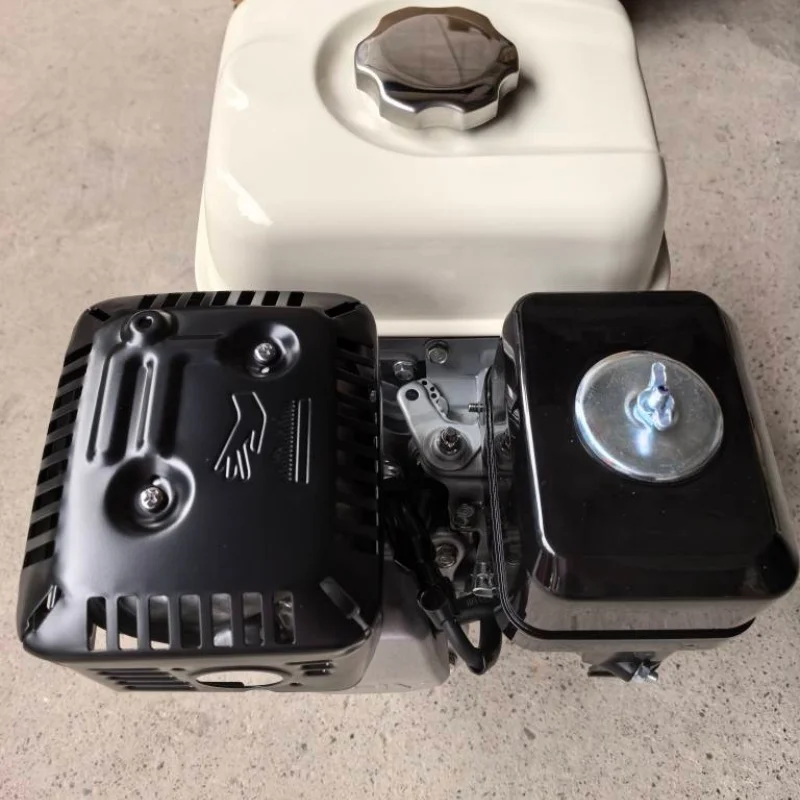 196CC Single Cylinder Air-Cooled Euro 5 4 Stroke 5HP Recoil Start Horizontal Shaft  Engine 3600RPM