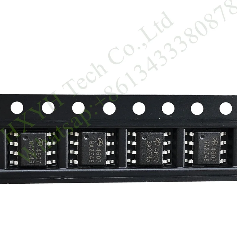 Wholesale 10Pcs Per Bag AO46 Series AO4600/4601/4604/4607/4609/4611/4613/4614 SOP8 SMD MOSFET 30V Dual Channel Power Transistor