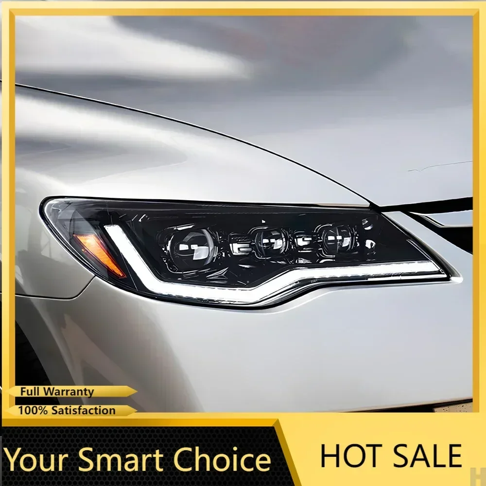 

Обновление динамических 3 линз проектора, аксессуары для инструментов, автомобильные передние фонари для Honda Civic FD2 8th 2006-2012, светодиодные автомобильные фары в сборе