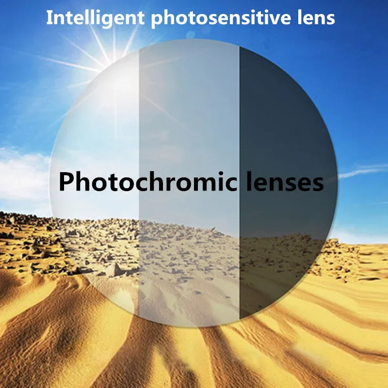 

1.56 1.61 1.67 Photochromic Prescription CR-39 Resin Aspheric Lens Change color under sunshine Myopia Sunglasses Lenes for 2pcs