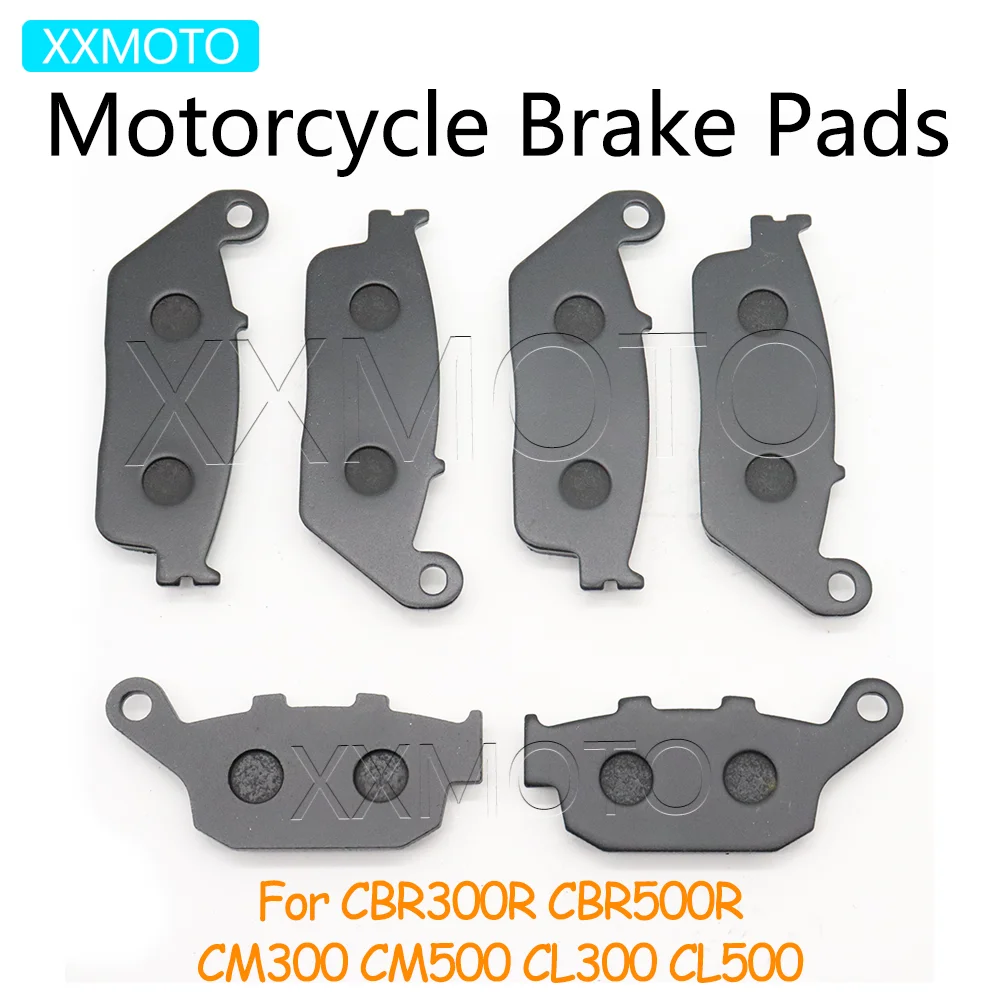 

For Honda CBR500R CBR300R CM 300 CM500 CL500 CL300 CBR 300R 500R Motorcycle Front Rear Brake Pads CBR500R Accessories