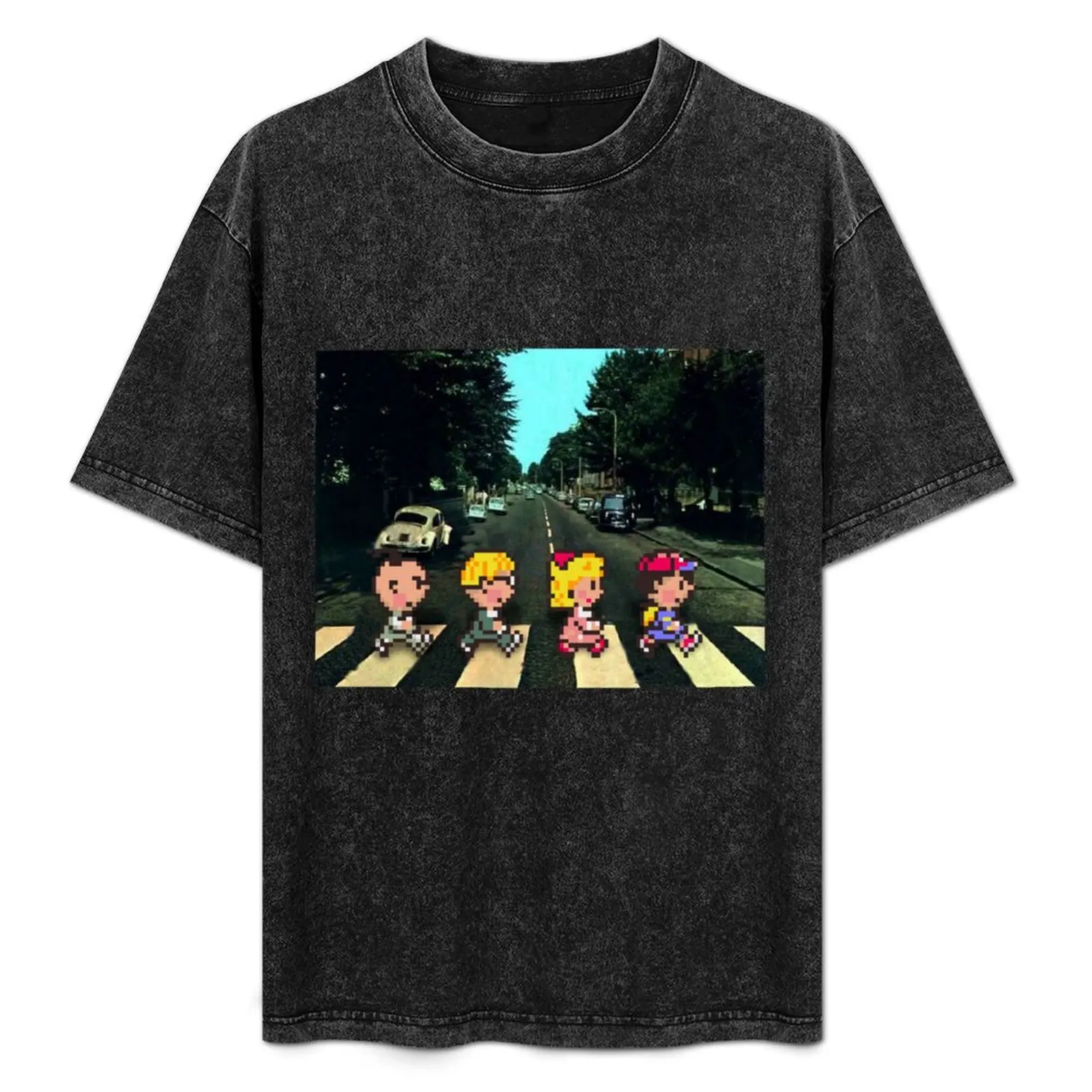 

Earthbound Abbey Road T-Shirt Water Resistant Casual T-Shirt