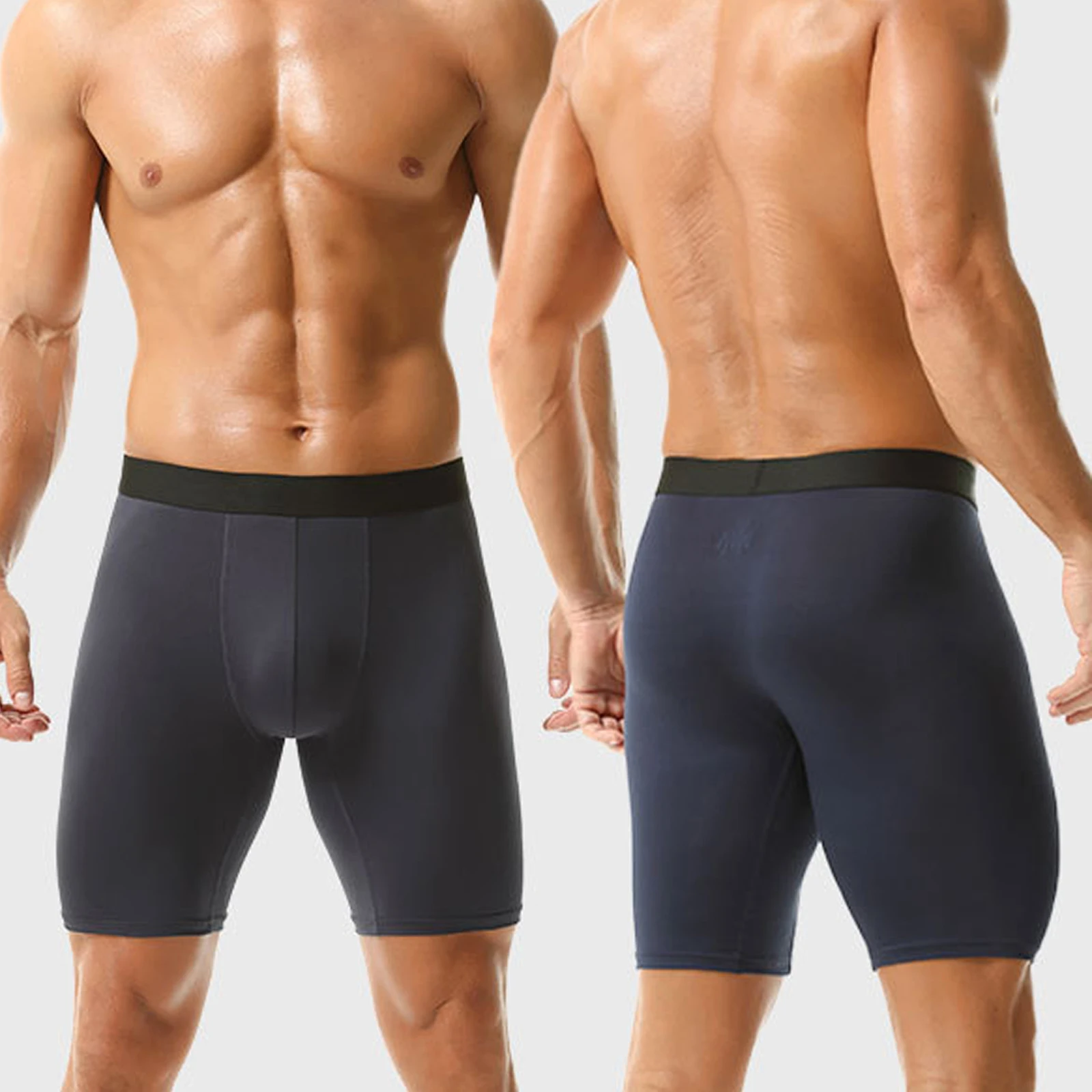 Men Underwear Panties Undies Large Size Bigger Fashion Cotton Boy Boxer Shorts Sports Breathable Underpants Fabric Comfortable