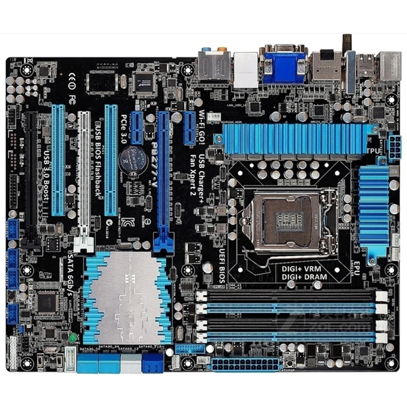 Intel Z77 P8Z77-V motherboard Used original LGA1155 LGA 1155 DDR3 32GB USB2.0 USB3.0 SATA3 Desktop Mainboard