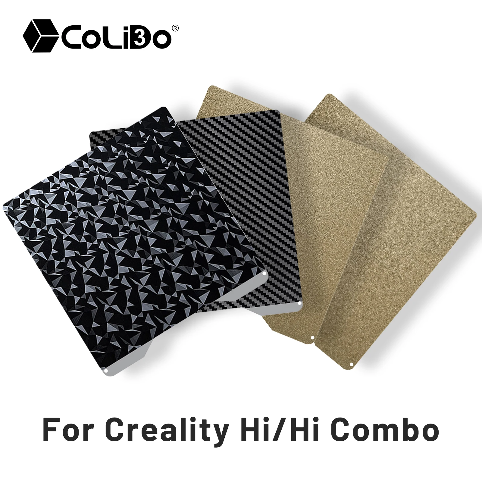 Build Plate For Creality Hi 265x265mm Double Sided textured PEI Heat Bed PEO PET Spring Steel Sheet For Creality Hi Combo