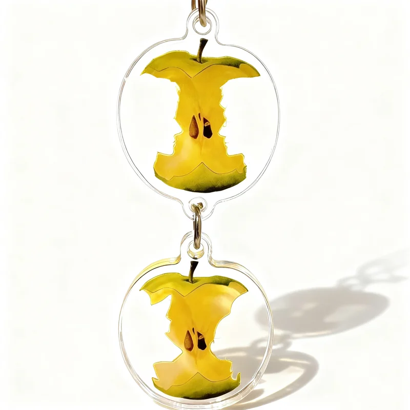 TV ABO الرغبة ألفا إنجما شنغ شاويو هوا يونغ تأثيري المفاتيح الاكريليك حلية مفتاح سلسلة كيرينغ الشكل اكسسوارات الدعامة #2