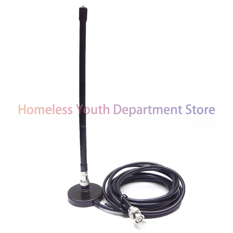 Car Mounted Walkie Talkie Antenna 27MHz Suction Cup Antenna BNC Male Q9 Head Wireless Radio External Shortwave Antenna