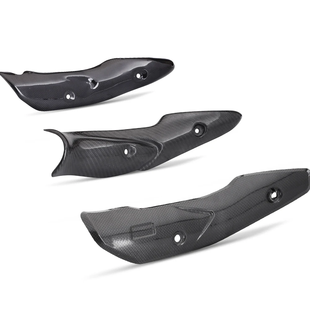 

Motorcycle Exhaust System Middle Link Pipe Carbon Fiber Heat Shield Cover Guard Anti-Scalding Shell Fit For Z900