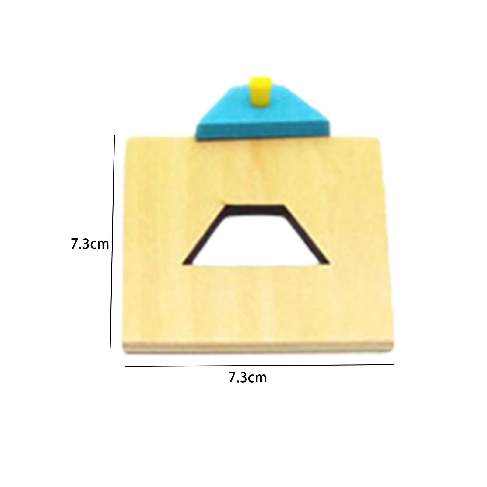 Puzzles en bois en forme de bouton, jouet pour activités d'apprentissage, bloc de motifs de formes, jouets Montessori pour tout-petits d'âge préscolaire, cadeaux