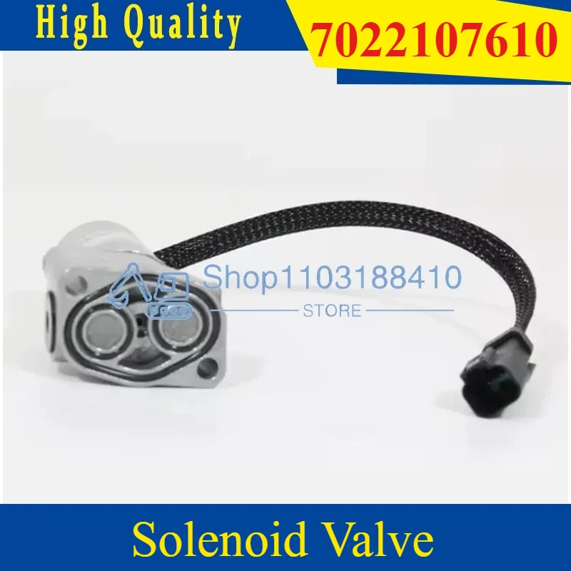 

Соленоид Komatsu PC130-8 PC220-8 PC240-8 D155AX-6-7-8 Качественный электромагнитный клапан гидравлического насоса 7022107610 702-21-07630 702-21-07620